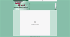 Desktop Screenshot of ikilerticaret.com.tr